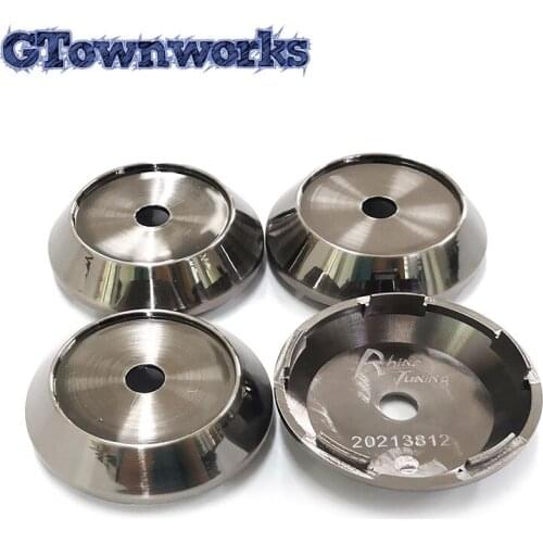 4pcs 65mm Car Wheel Center Hub Caps Fit For Work XT7 TSW wheel Rays TE37 CE28N Rim Center Cover ABS Black Silver Gold Gun Metal