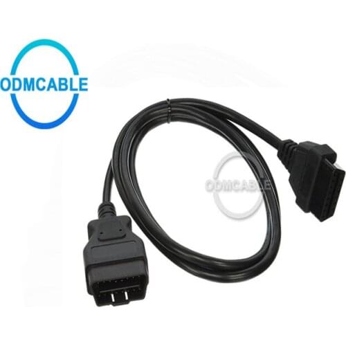 5ft OBDII OBD2 Extension Cable Auto Car Male to Female Diagnostic Extender cable
