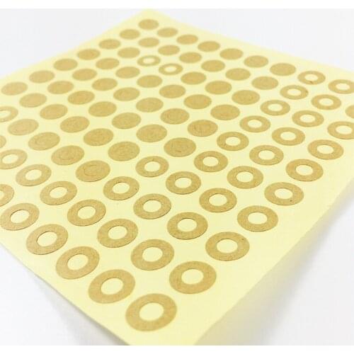 500pcs/lot NEW Vintage Kraft Ring Label Stickers For Gift Tag Ring-Sticker For Handmade Products DIY Retail Decoration