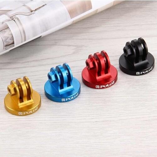 PULUZ CNC Tripod Mount Adapter For DJI OSMO action GoPro HERO 7/6 /5 Black Siliver White 5 Session /4 Session SJCAM accessories