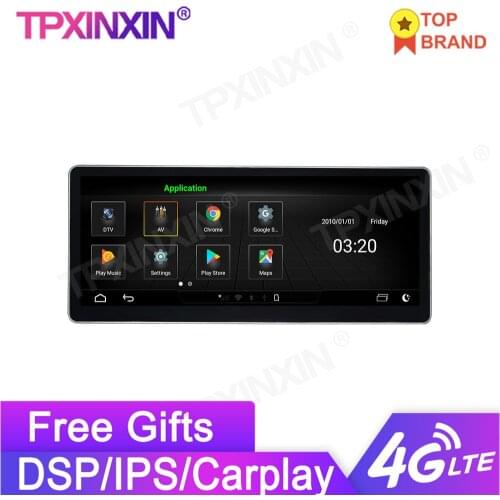 For Audi A4 B9 2016-2019 Android 10.0 4GB+64G Car GPS Navigation Multimedia Player Car Auto Stereo Radio Tape Recorder Head Unit