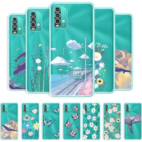 For Redmi Note 9 Case Clear Cover For Redmi Note 9T Scenery Fashion Phone Shell For Xiaomi Redmi Note 9 9T Transparent Case Capa