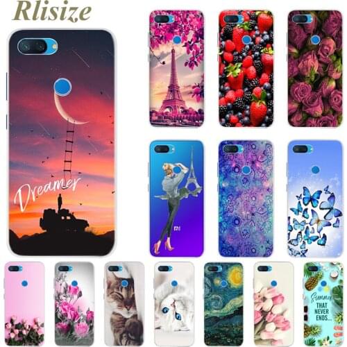 Case For Xiaomi Mi 8 Mi8 Lite Soft Silicone Back Cover Phone Case For Xiaomi Mi 8/Xiaomi Mi8 Lite Cover Fahsion Painted Case New