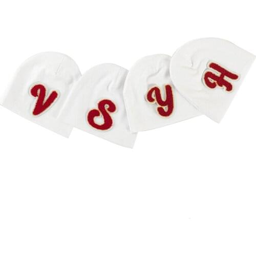 Children Cute Cotton Beanie Hat Kids Letter Print Cap Boy Girl Solid Color Beanies Hat Knitted Unisex Casual Outdoor Caps