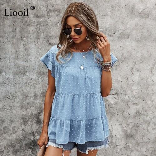 Liooil Women's Loose T-Shirts
