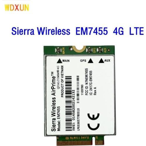 M7455 FDD/TDD LTE Cat6 300M 4G MODULE 4G CARD For Laptop