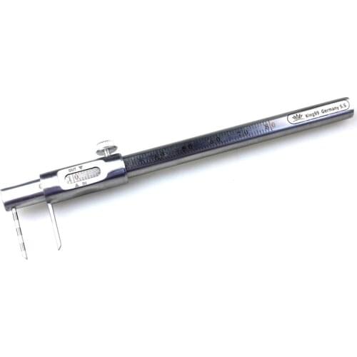 Medical dental Vernier caliper with positioning pen type planting caliper vertical planting caliper high depth measuring ruler