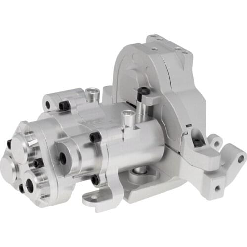 Metal Transmission Case Gearbox with Motor Mount Heat Sink Base Holder for TRAXXAS TRX4 RC Crawler Upgrade Parts