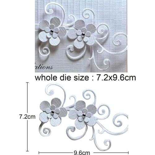 Metal Cutting Dies new flower vines Stencil for DIY Scrapbooking Paper Album Card Making Embossing Die