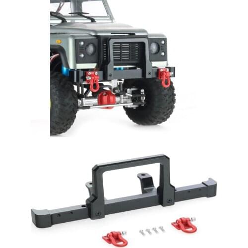 Metal Front Bumper with Hooks For MN D90 D91 D99S RC Car Upgrade modification Spare Parts Accessories