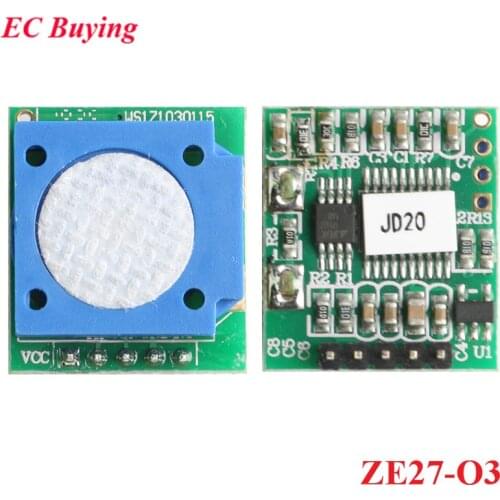 ZE27-O3 Ozone O3 Gas Sensor Module ZE27 O3 ZE27O3 For Ozone Concentration Exceeded Detection 0-10ppm UART Output 3.7 to 5.5V
