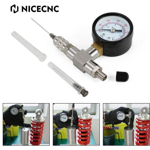 Shock Nitrogen Needle Fill Tool Kit Shakeproof 350 PSI 2.5MPA Stainless Steel