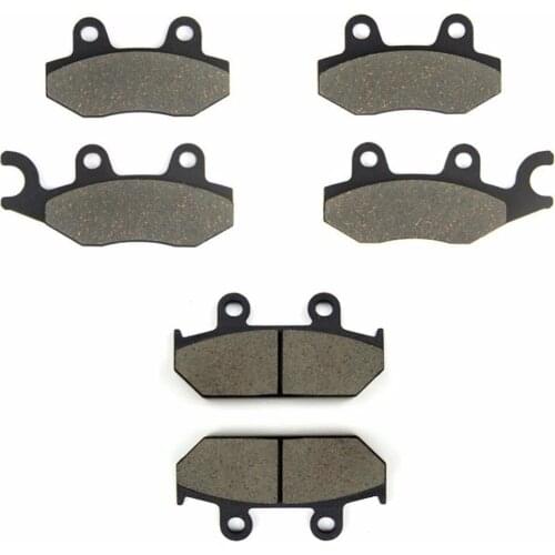 SOMMET Motorcycle Front + Rear Brake Pads Disks for Suzuki Burgman / Skyware AN 400 K/Z/L/A (2007-2015) LT228-197-412