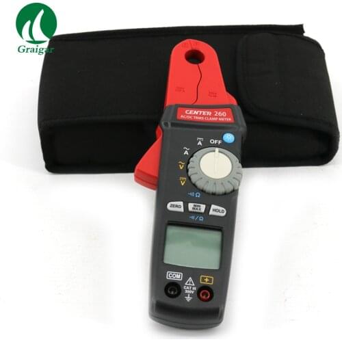 Handheld Digital AC/DC Clamp Meter CENTER-260 1mA Current Resolution