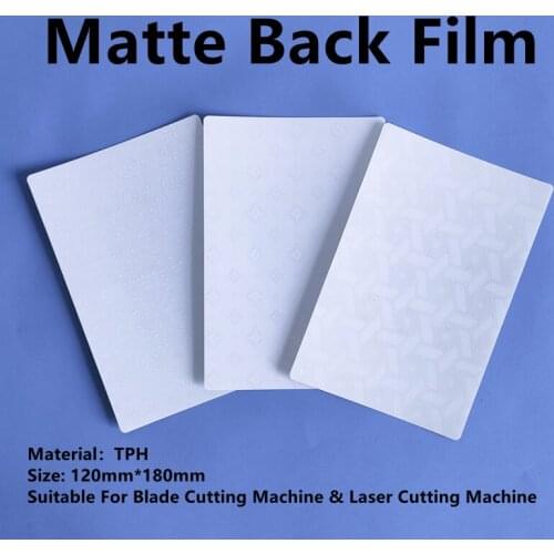 10-50PCS Matte Back Film For Blade Cutting Machine Universal Decorative Cover Film For All Mobile Phone Sticker TPH Curved Fit