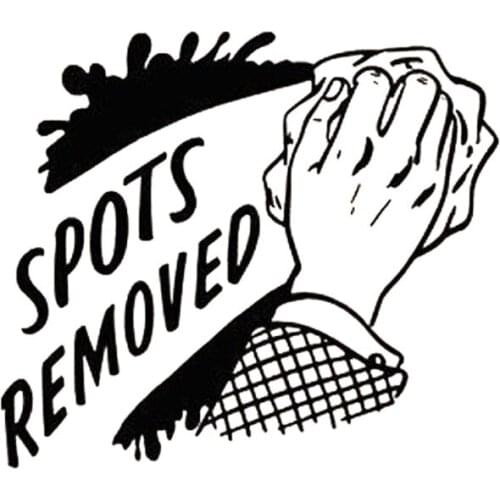 Spots Removed Vinyl Lettering Wall Decals Laundry Room Wall Door Decoration Removable Wall Sticker Art Mural Home Decor G591