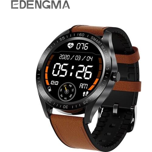 Smartwatch men sports bracelet women blood pressure heart rate monitor GPS Activity tracker wear watch metal strap belt optional