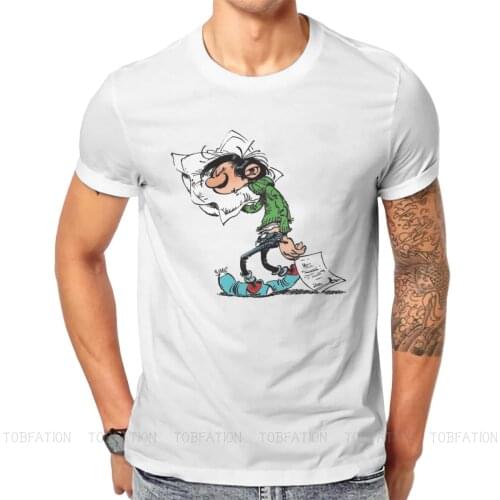 Sleepy Special TShirt Gaston Lagaffe Comics Top Quality New Design Gift Idea T Shirt Stuff Hot Sale
