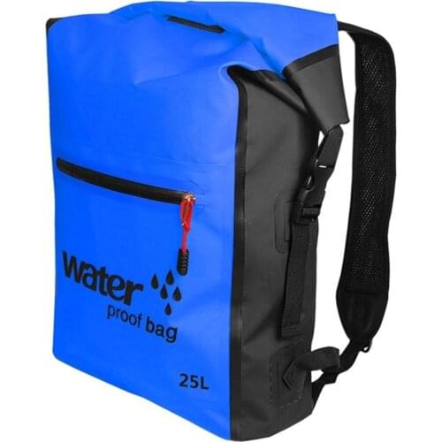 Waterproof Swimming Bag Lightweight Floating Backpack Adjustable Shoulder Strap Roll Top Sack for Kayaking Skiing Camping Beach