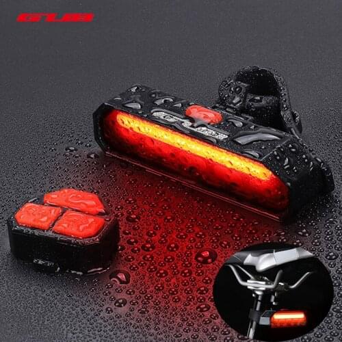 GUB G-61 Rear Bike Taillight Waterproof Safety Warning USB Rechargeable Light Tail Lamp LED Cycling Light MTB Saddle Seat Light