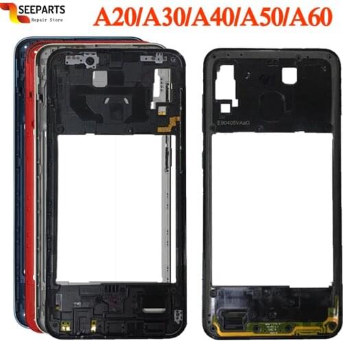 New For Samsung A40 middle frame Front Bezel Frame Housing Case For Samsung A40 Middle frame Replacement Parts