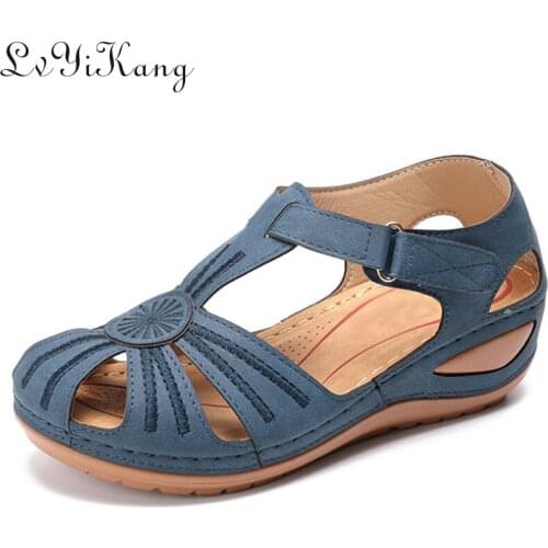 Women Sandals 2020 New Summer Shoes Woman Soft Bottom Wedges Shoes For Women Platform Sandals Heels Gladiator Sandalias Mujer