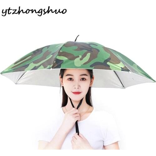 1PC Fishing Cap Outdoor Sport Umbrella Hat Hiking Camping Cap Head Hats Fishing Sun Protector Caps UV Sun Protection Bucket Hats