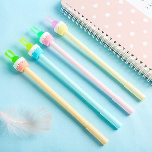 36pcs/box Botanical Series Neutral Pen Multi-flesh Creative Style Soft Glue Pen Candida Potted Cute Stationery Wholesale