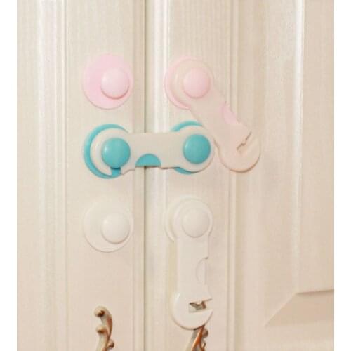 5pcs/lot Baby Safety Locks Child Lock Protect Children Protection Door Drawer Cabinet Closet Protection Lock for Kids Security