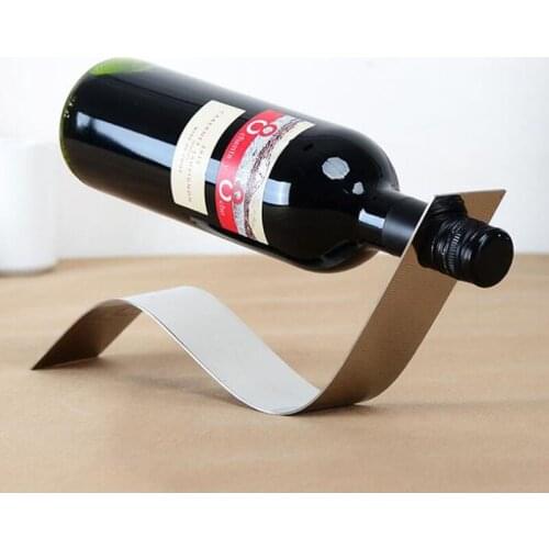 50pcs S Shape Stainless Steel Wine Rack Bottle Holders Display Stand Shelf Decorations Storage Organizer Accessories ZA6097