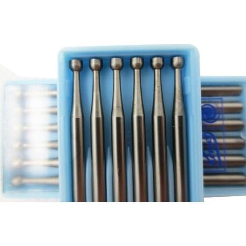 Free shipping Cup Burs Steel Burs Series 0.9mm-0.23mm 411# 6Pcs/lot For One Size jewelry micro Setting Burs
