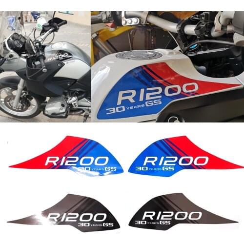For BMW R1200GS 2004-2007 and R1200GS Adventure 2008-2012 30 Year GS sticker side pad Motorcycle side fuel tank pad