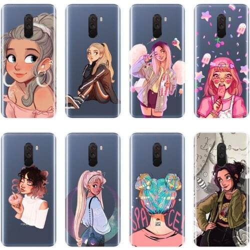 Girl Kpop Phone Case For Xiaomi Redmi S2 6A 5 Plus 4A Soft Silicone Back Cover For Pocophone F1 Redmi Note 6 Pro 5A Prime 5 4 4X
