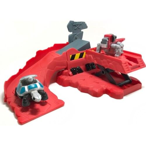 Dinotrux Dinosaur Truck Dinosaur track Toy Car Multiple Scenes Can Assemble Childrens Mini Dinosaur Model red track Toys