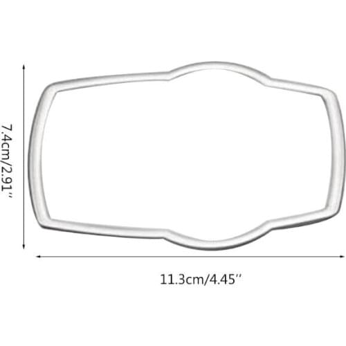 Stainless Steel Interior Refit Multimedia Buttons Cover Car Accessories for bmw X1 X3 X5 X6 F20 F01 F30 F15 F34 F31 1XCF