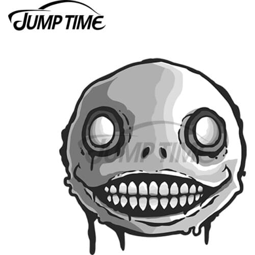 JumpTime 13 x 8.9cm For NieR Emils Mask Cartoon Decal Auto Surfboard Car Sticker Waterproof Car Assessoires Creative Decor