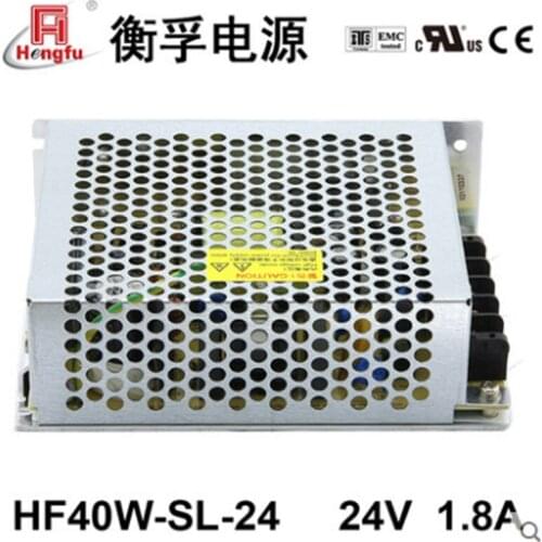 New Hengfu DC24V 1.8A Singe Channel Output Switching Power Supply HF40W-SL-24 Charger