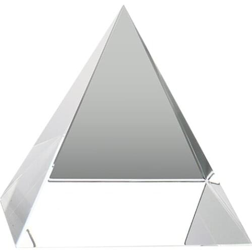 Pyramid crystal pyramid polyhedron to see rainbow optical prism lens 40MM 60MM 80MM 100MM