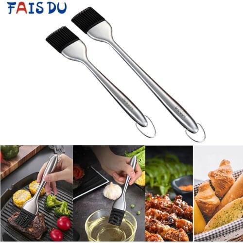 Silicone Barbeque Turkey Grill Oil Brush Cooking BBQ Heat Resistant Brushes For Kitchen Cake Pastry Baking Tools UtensilSupplies