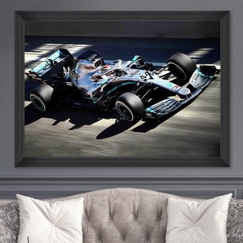 Nordic Poster Classic Racing Car F1 Racing Art Wall Art Picture Print Canvas Painting Print Modern Home Living Room Decoration