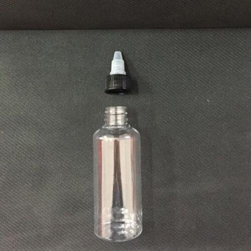 Fat Pen Shape Refillable Bottle with Twist Off Caps 100ml Empty Pet Bottles E Liquid E-Cig Plastic Dropper Bottles