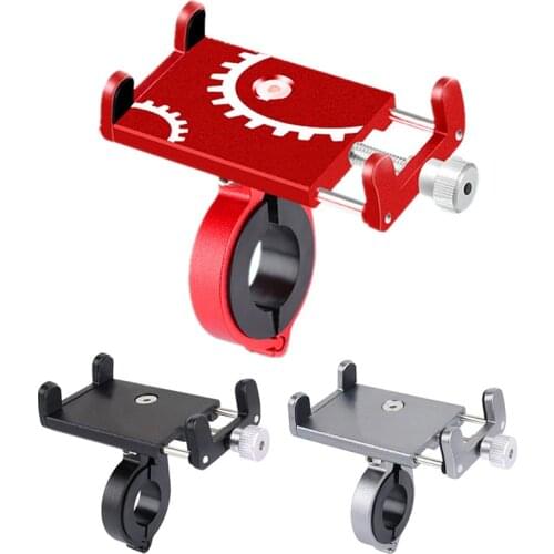 Bicycle Phone Holder Universal Bike Motorcycle Handlebar Clip Stand Mount Cell Phone Bracket for iPhone 12 Pro Max Adjustable