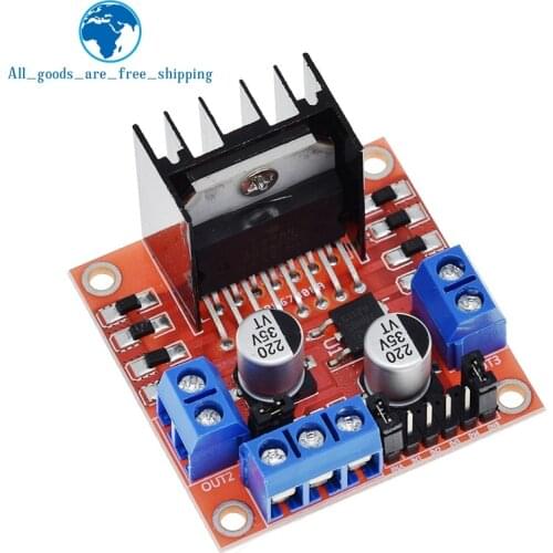 TZT 10PCS New Dual H Bridge DC Stepper Motor Drive Controller Board Module L298N for Arduino smart car robot