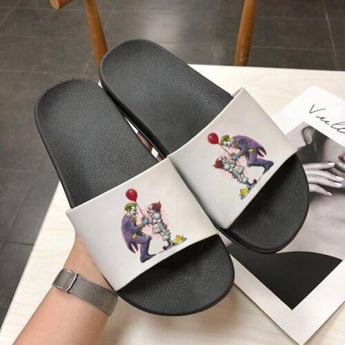 Women Non-slip Slippers Harajuku Printed Womens Slippers Bathroom Sandals 2021 New Fashion Summer Slides Flip Flops