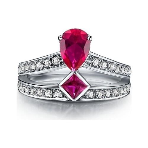 1 Carat New Style Trendy Ring for Women Real 925 Sterling Silver Ring Best Quality Party Ring for Girl