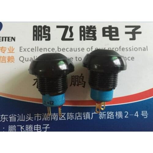 1PCS French APEM IPR3SAD2 waterproof, dust-proof and explosion-proof round 2-foot button switch self-reset button normally open