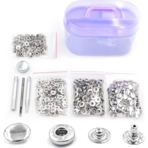 100 sets /lot Metal snap tool fastener buttons Rivet T8 T5 T3 snaps jacket buttons Clothing & Accessories. Sewing repair snaps
