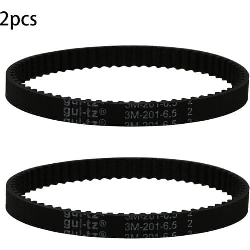 2X Belt 3M-201-6.5 Toothed Vacuum For Hoover Drive Belt For Vax U90-MA-R, U91-MA-B Vacuum Cleaner Belts Replacement