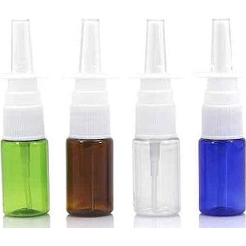 50pcs/lot 10ml Nasal Spray Pumps bottle, 10cc Nasal Atomizers ,1/3oz Oral Spray Applicators
