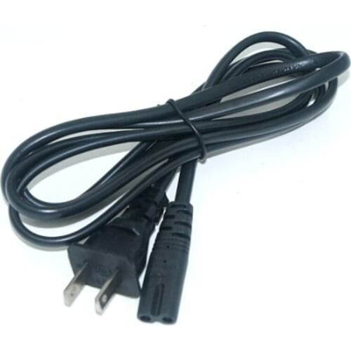 500pcs EU US JP Power Cable Japan European Euro C7 Figure 8 Power Supply Cord 1.4m Wires For Laptop Battery Chargers Radio PSP 4